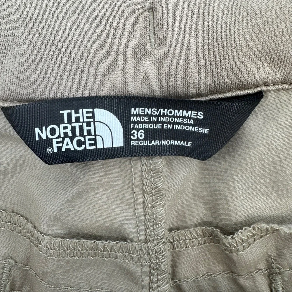 The North Face Mens Horizon 2.0 Convertible Hiking Pants Khaki Tan 36 NF0A2UNB